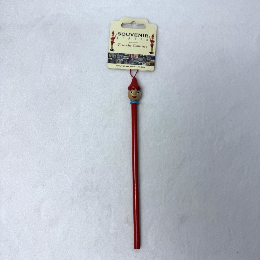 Pinocchio Collection Souvenir Italia‎ Pencil Italy Long Nose Wooden Puppet Gift